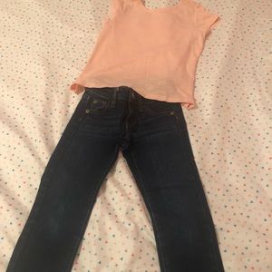 Gap Kids Girls straight fit skinny jeans